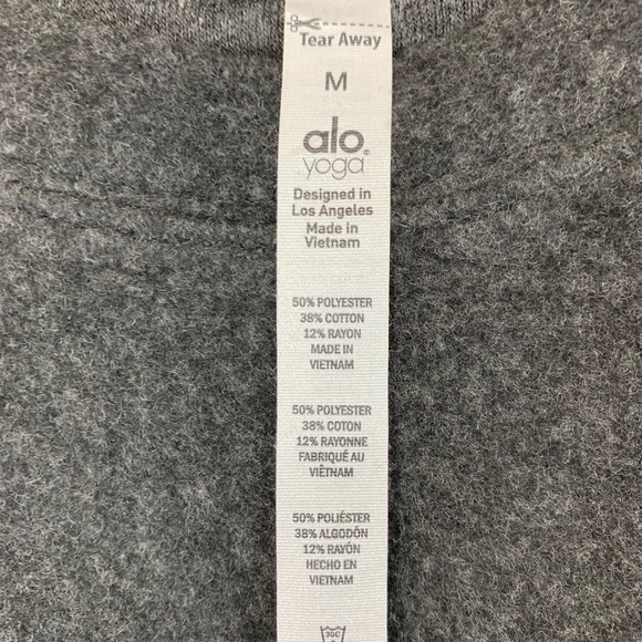 Alo Yoga Carve Grey Sweater - Picture 4 of 5